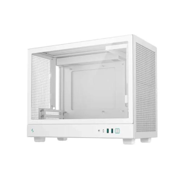 DeepCool CH160 Plus WH Portable mATX Gaming Case with High Airflow